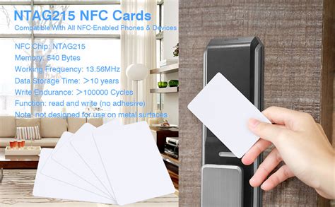 10pcs NFC Tags Clear NFC Cards NFC 215 Cards Rewritable 